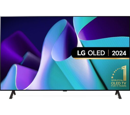 77" LG OLED77B42LA Smart 4K Ultra HD HDR OLED TV with Amazon Alexa, Black