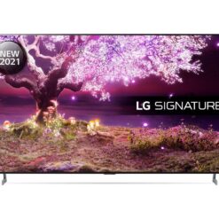 77" LG OLED77Z19LA Smart 8K HDR OLED TV with Google Assistant & Amazon Alexa, Silver/Grey,Black