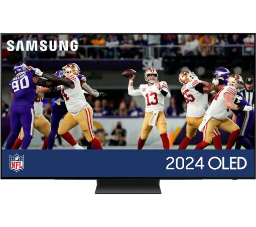 77" SAMSUNG QE77S90DAEXXU Smart 4K Ultra HD HDR OLED TV with Bixby & Amazon Alexa, Black