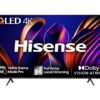 85" HISENSE 85E7NQTUK PRO Smart 4K Ultra HD HDR QLED TV with Amazon Alexa, Silver/Grey