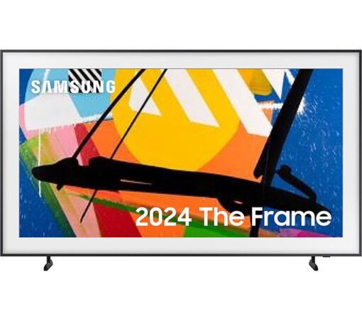 85" SAMSUNG The Frame Art Mode QE85LS03DAUXXU Smart 4K Ultra HD HDR QLED TV with Bixby & Alexa, Black