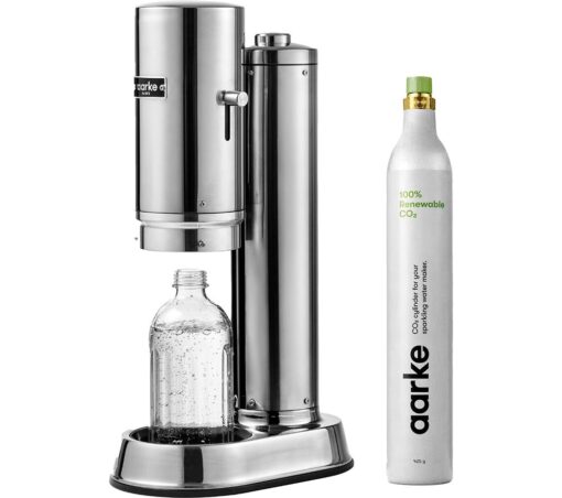 AARKE Carbonator Pro Sparkling water maker - Steel, Silver/Grey