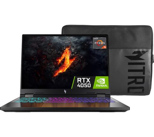 ACER Nitro 14 14.5" Gaming Laptop - AMD Ryzen™ 5, RTX 4050, 512 GB SSD, Black