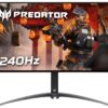 ACER Predator X27Ubmiipruzx Quad HD 27" OLED Gaming Monitor, Black