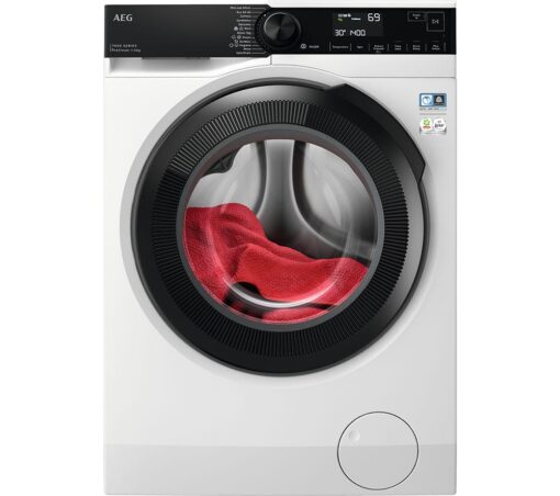 AEG 7000 Series ProSteam LFR741144B 11 kg 1400 Spin Washing Machine - White, White