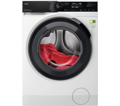 AEG AbsoluteCare LFR94846WS 8 kg 1400 Spin Washing Machine - White, White