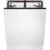 AEG AirDry Technology FSS63607P Full-size Fully Integrated Dishwasher, White