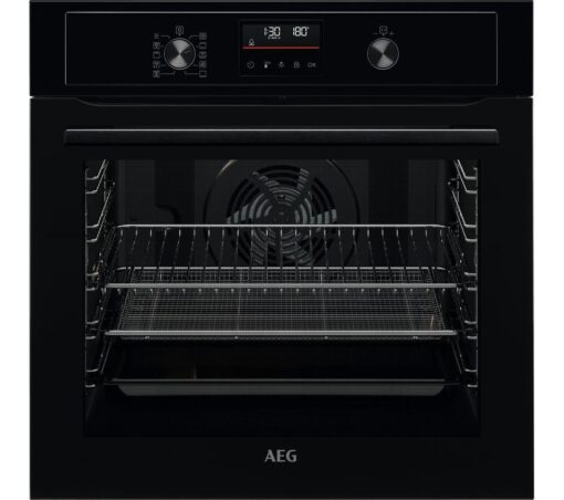 AEG BPX535A61B Electric Pyrolytic Oven - Black, Black