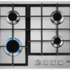 AEG HGB64200SM 60 cm Gas Hob - Stainless Steel, Stainless Steel