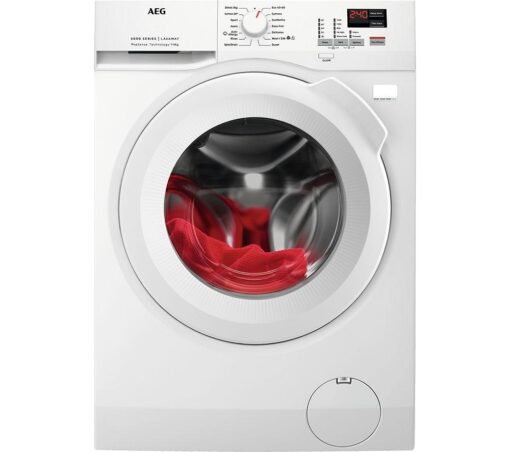 AEG L6FBK941B 9 kg 1400 Spin Washing Machine - White, White