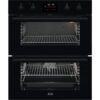 AEG SurroundCook DUB535060B Electric Built-under Double Oven - Black, Black