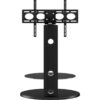 ALPHASON Argon 725 mm TV Stand with Bracket - Black, Black