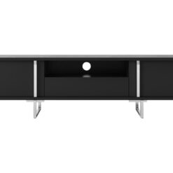 ALPHASON Gallium 1600 mm TV Stand - Black, Black