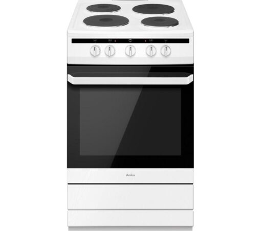 AMICA 508EE1(W) 50 cm Electric Cooker - White, White