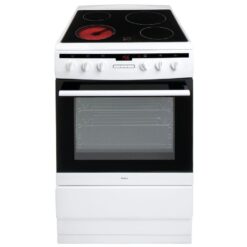 AMICA 608CE2TAW 60 cm Electric Ceramic Cooker - White, White