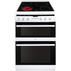 AMICA AFC6550WH 60 cm Electric Ceramic Cooker - White, White