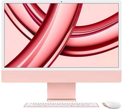 APPLE iMac 4.5K 24" (2023) - M3, 512 GB SSD, Pink, Pink