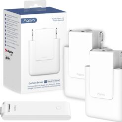 AQARA Smart Curtain Driver E1 Starter Kit - Track, Twin Pack, White