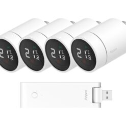 AQARA Wireless E1 Smart Thermostat Starter Kit - Four Pack, White