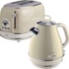 ARIETE ARPK1 Vintage 2-Slice Toaster & Jug Kettle Bundle - Beige