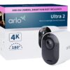 ARLO Ultra 2 4K Ultra HD WiFi Add-on Security Camera - White, White