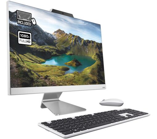 ASUS A3402 23.8" All-in-One PC - Intel®Core™ 5, 1 TB SSD, Black, White