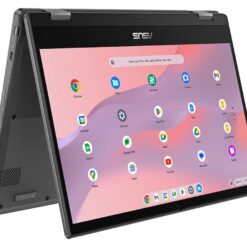 ASUS CM14 Flip 14" 2 in 1 Chromebook - MediaTek Kompanio 520, 128 GB eMMC, Grey, Silver/Grey