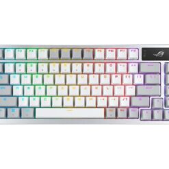 ASUS ROG Azoth Wireless Mechanical Gaming Keyboard - Moonlight White, White