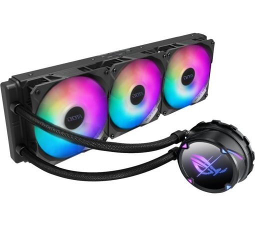 ASUS ROG Strix LC II 360 mm Liquid CPU Cooler - ARGB LED, Black, Black