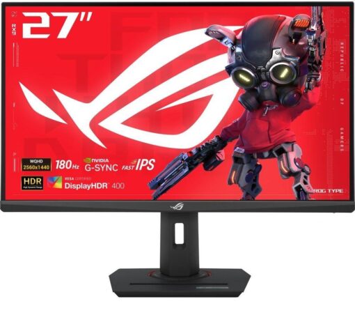 ASUS ROG Strix XG27ACS Quad HD 27" IPS LCD Gaming Monitor - Black, Black