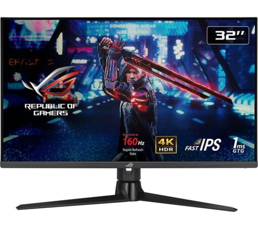 ASUS ROG Strix XG32UQ 4K Ultra HD 32" IPS LCD Gaming Monitor - Black, Black