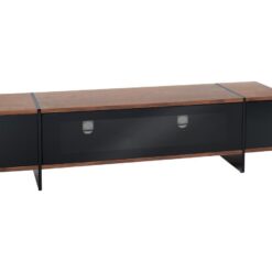 AVF Edge ED160W 1600 mm TV Stand - Walnut & Black, Black,Brown