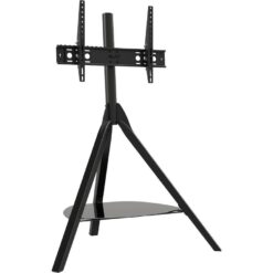 AVF Hoxton FSL1000HOXBB Tripod TV Stand with Bracket - Black, Black