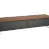 AVF Panorama PM160WB 1600 mm TV Stand - Black & Walnut, Black,Brown