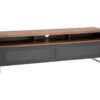 AVF Panorama Plus PM160WBX 1600 mm TV Stand - Black & Walnut, Black,Brown