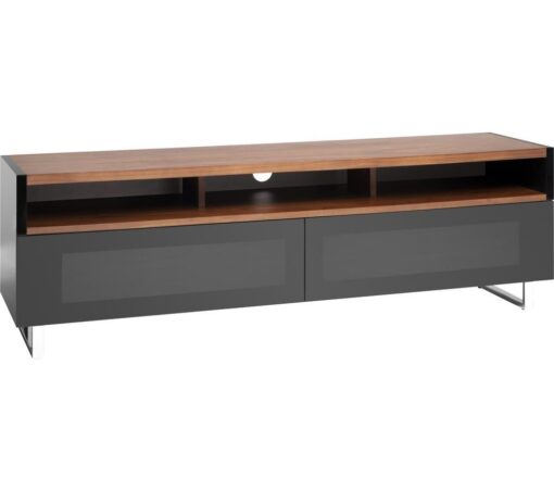 AVF Panorama Plus PM160WBX 1600 mm TV Stand - Black & Walnut, Black,Brown