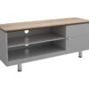 AVF Whitesands FS1200WSSG 1200 mm TV Stand - Grey & Rustic Wood, Silver/Grey