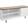 AVF Whitesands FS1200WSSW 1200 mm TV Stand - White & Rustic Wood, White