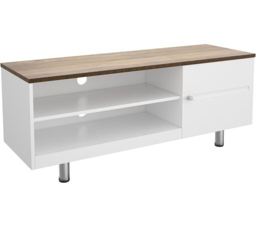 AVF Whitesands FS1200WSSW 1200 mm TV Stand - White & Rustic Wood, White