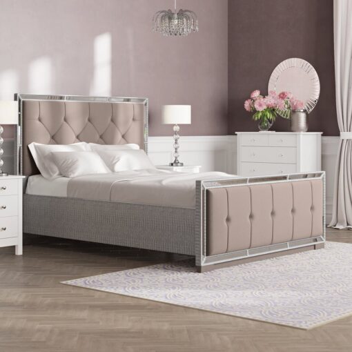 Adriana Upholstered Bed Frame