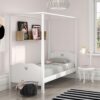 Amori European Single Canopy Bed