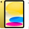 Apple 10.9" iPad Cellular (2022, 256 GB, Yellow) & Pencil (1st Generation) Bundle, Yellow