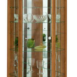 Argos Home 7 Shelf Corner Glass Display Cabinet - Light Oak