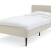 Argos Home Kristopher Single Fabric Bed Frame - Cream