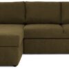 Argos Home Miller Fabric Left Hand Chaise Sofa Bed - Khaki