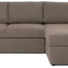 Argos Home Miller Fabric Right Hand Chaise Sofa Bed - Stone