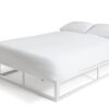 Argos Home Platform Double Metal Bed Frame - White