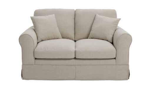 Argos Home Tessa Fabric 2 Seater Sofa - Natural