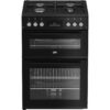 BEKO FDG6231CK 60 cm Gas Cooker - Black, Black