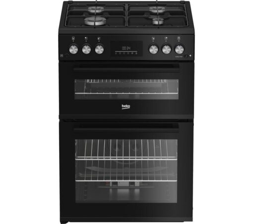 BEKO FDG6231CK 60 cm Gas Cooker - Black, Black